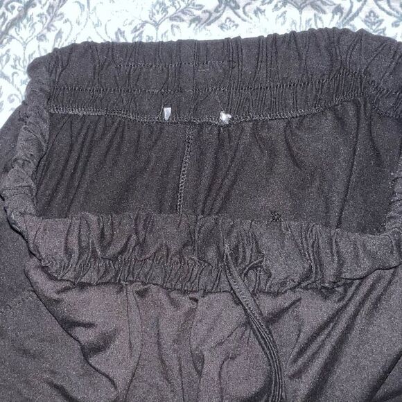 Black Comfy pants drawstring pajamas joggers size M - Picture 4 of 4